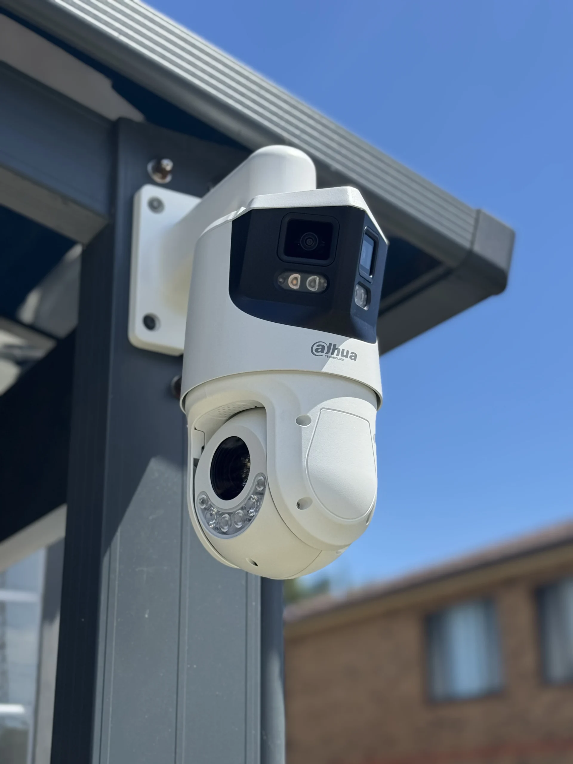 Commercial access control reader installed by STAR-TEC