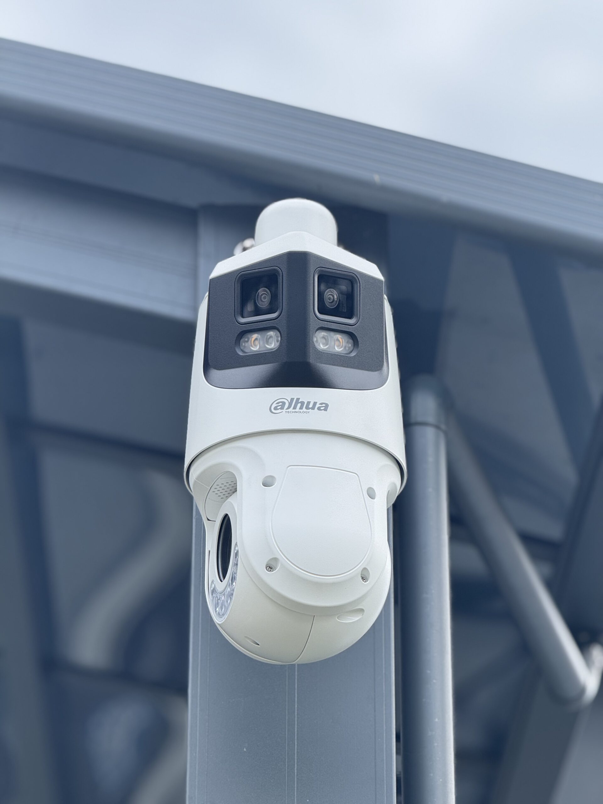 STAR-TEC construction site protected by monitored security cameras