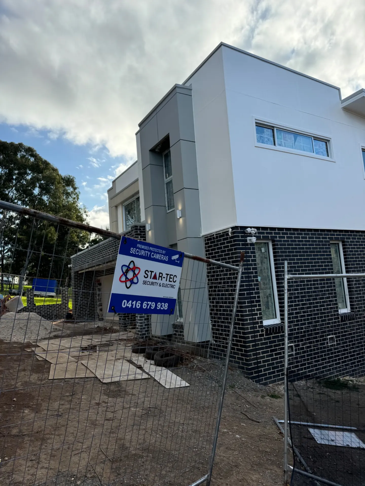 Residential construction site protected by STAR-TEC