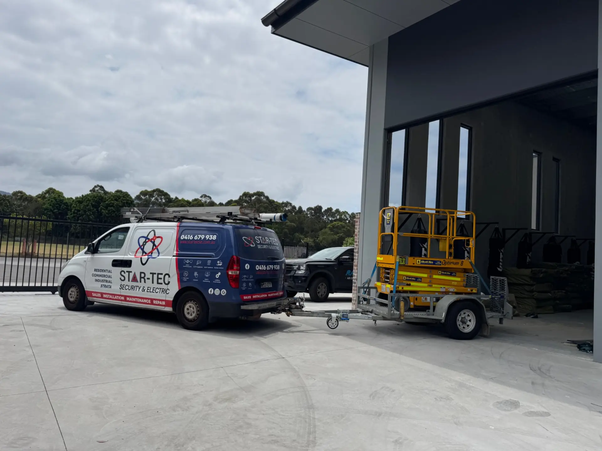 STAR-TEC security installation access equipment onsite